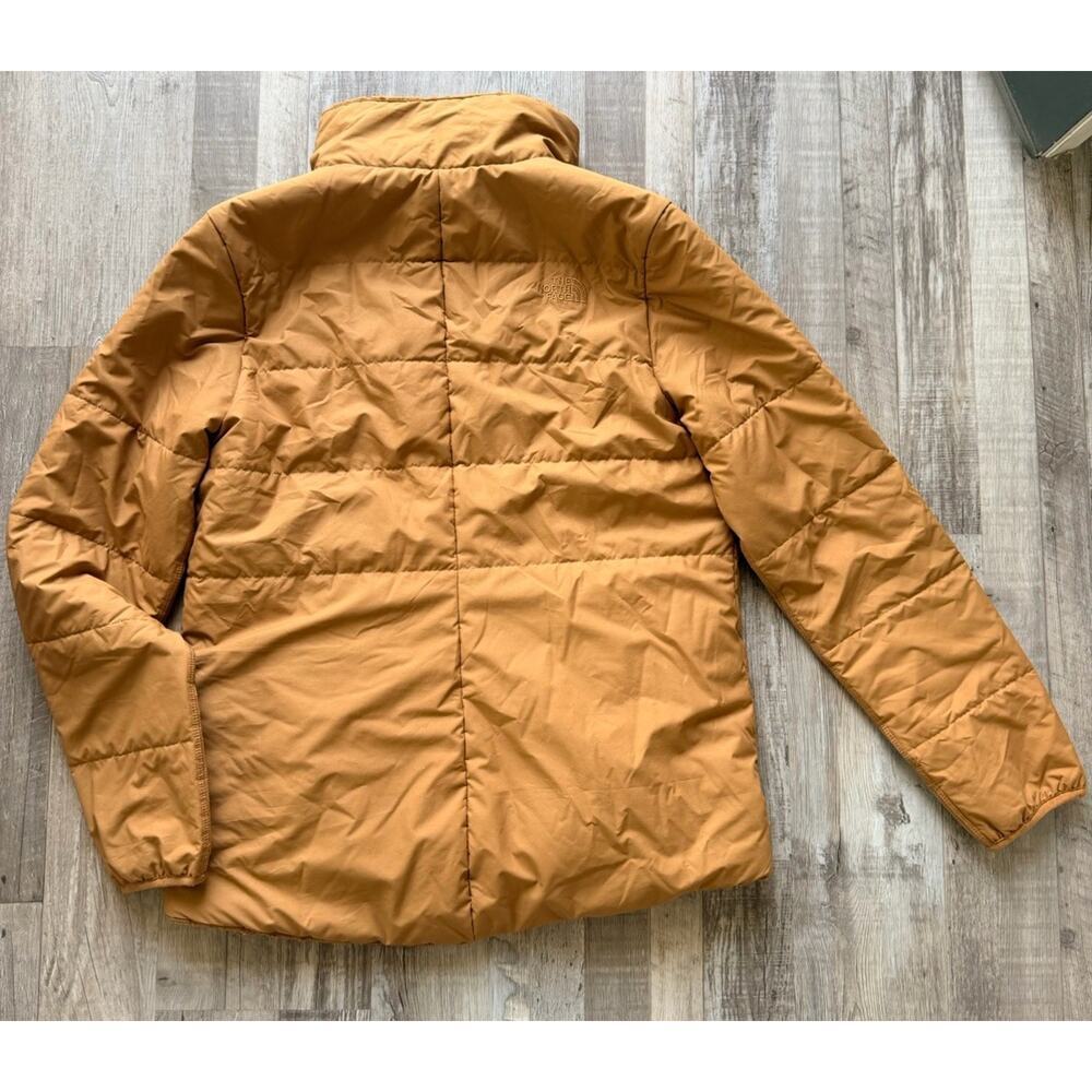 The North Face Women's Caramel/Tan Reversible Insulated Jacket - Picture 2 of 4